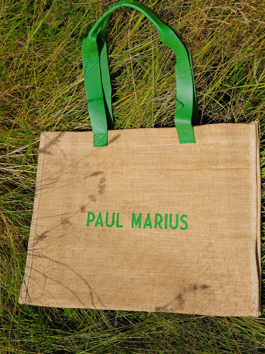 Femme PAUL MARIUS Sacs Porté Épaule | Lecabas Jute - Kiwi