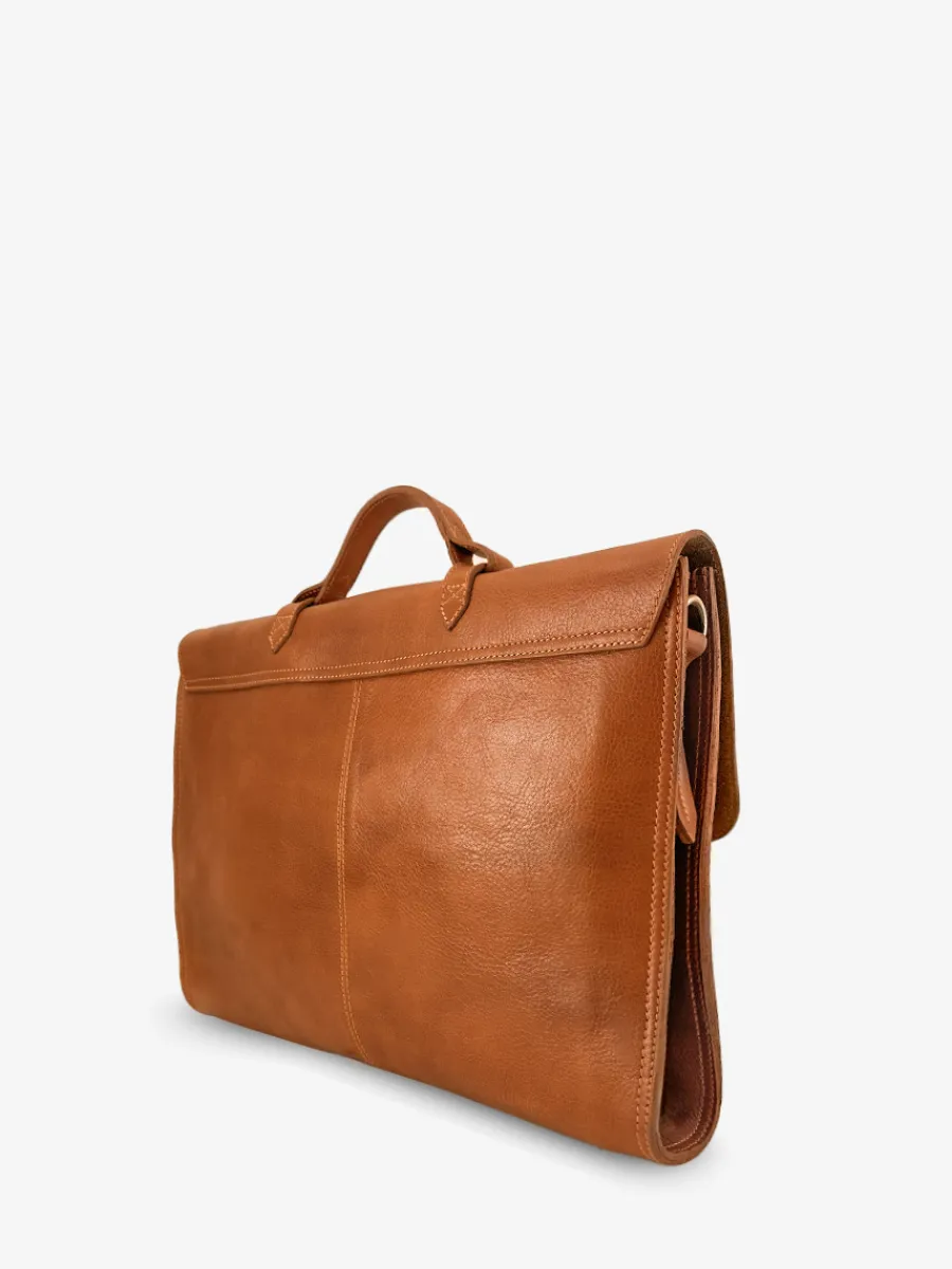 Homme PAUL MARIUS Cartables Et Porte-Documents | Lecolporteur - Cognac Huile