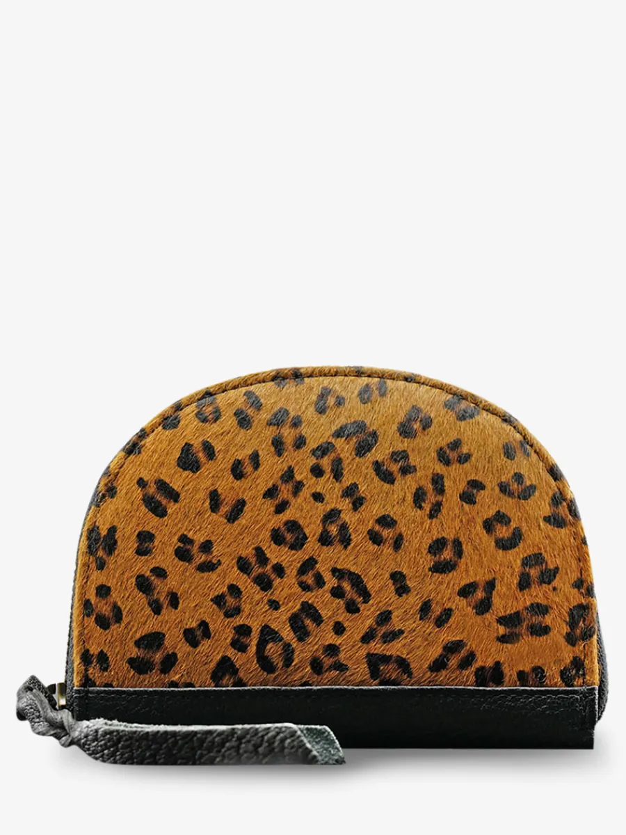 Femme PAUL MARIUS Portefeuilles | Leportefeuille Manon Leopard - Noir