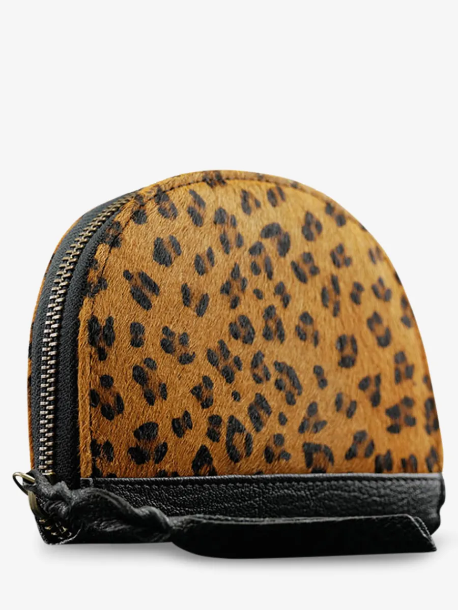 Femme PAUL MARIUS Portefeuilles | Leportefeuille Manon Leopard - Noir