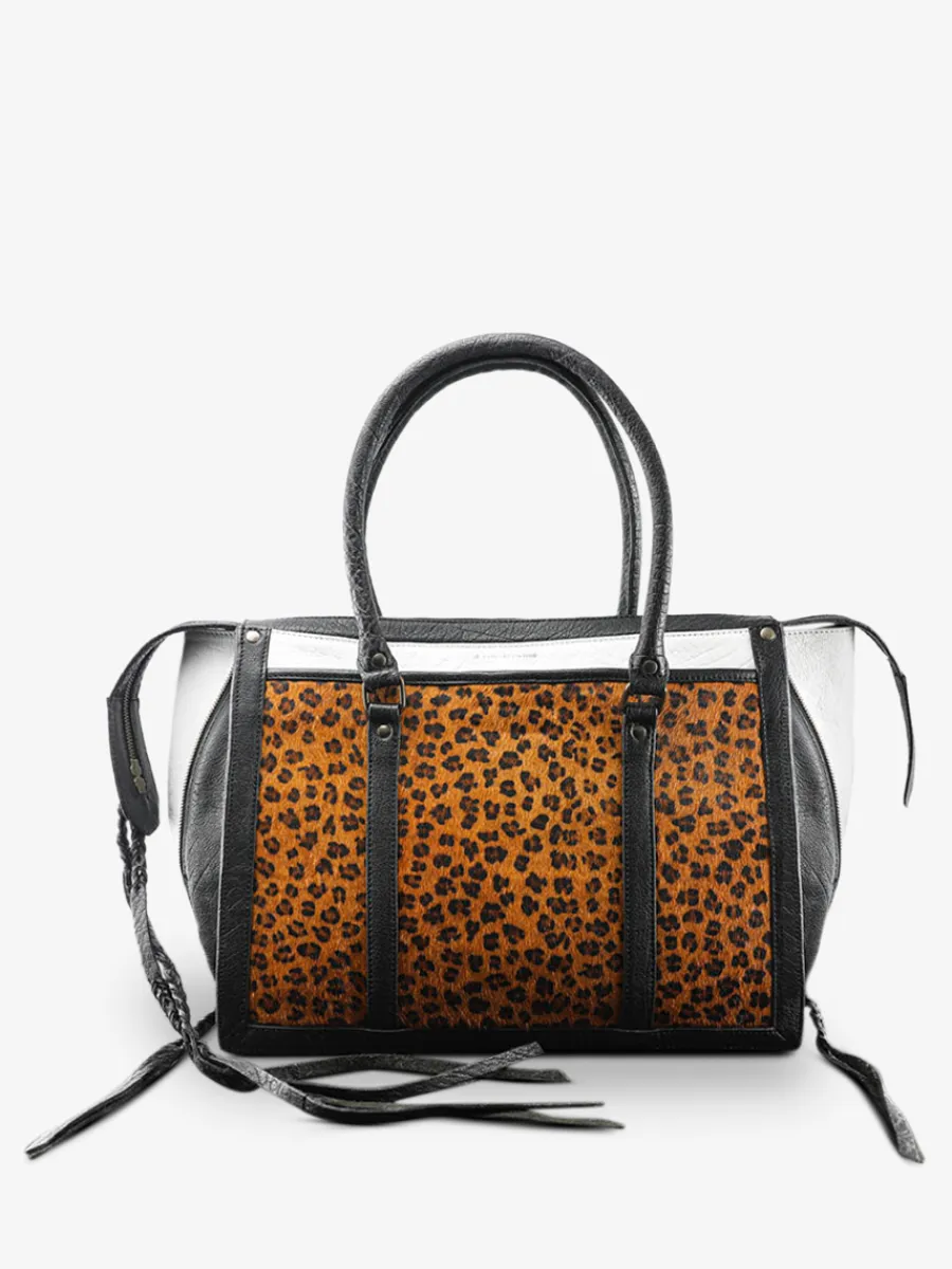 Femme PAUL MARIUS Sacs Porté Épaule | Lerive Droite - M - Leopard