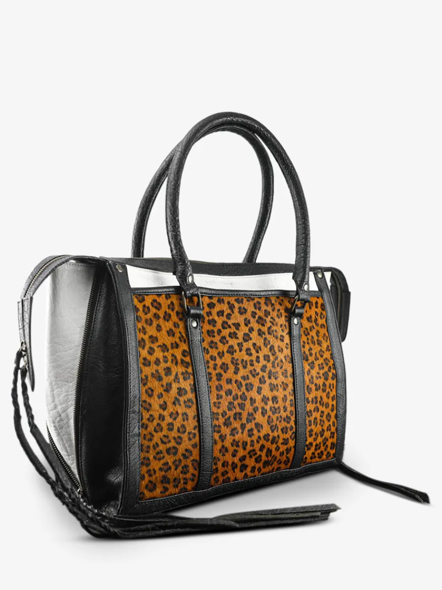 Femme PAUL MARIUS Sacs Porté Épaule | Lerive Droite - M - Leopard